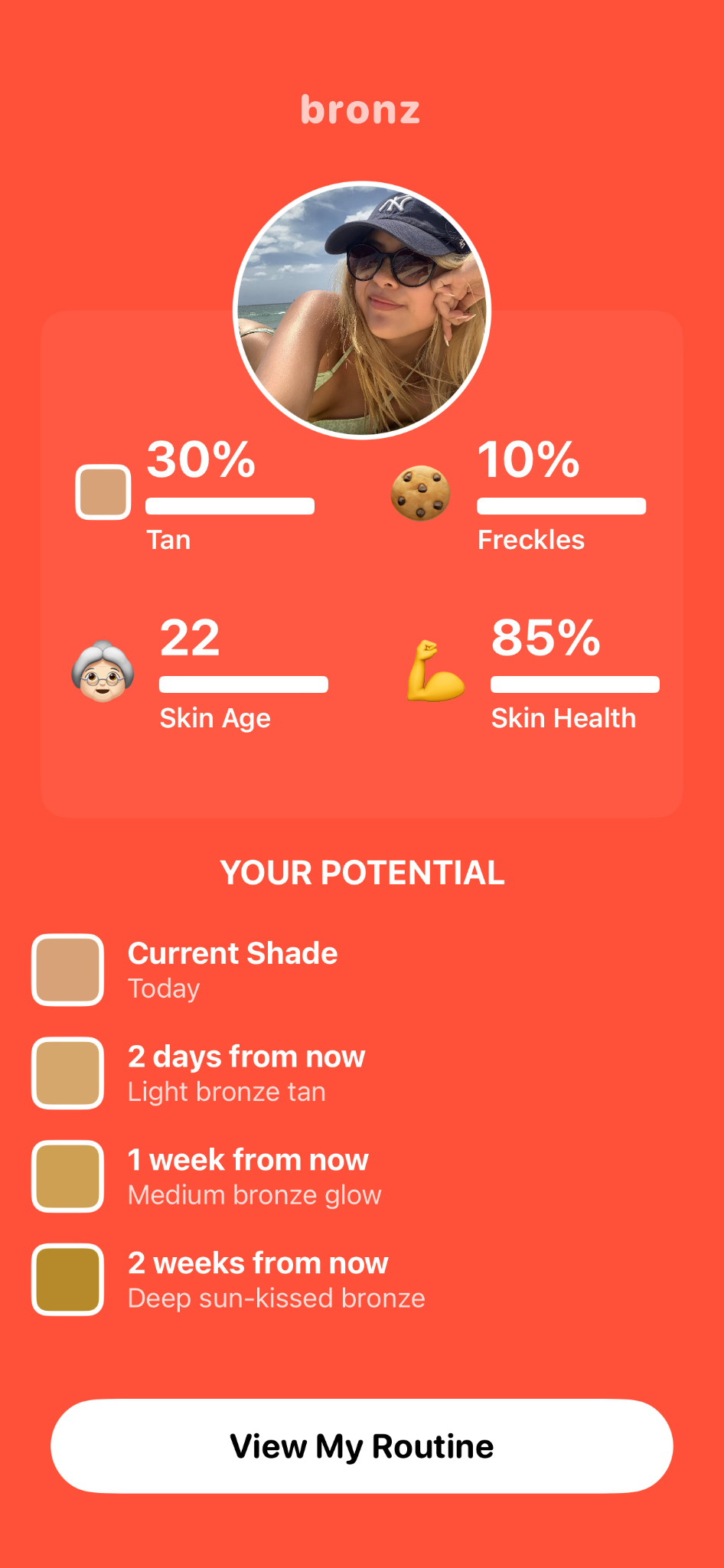 Bronz App Screenshot